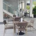 Barnacles Pte Ltd - Custom House | Product Seen: [Mugler Armchair & Customised Laminate Tabletop + Cosson Table Base]<br />